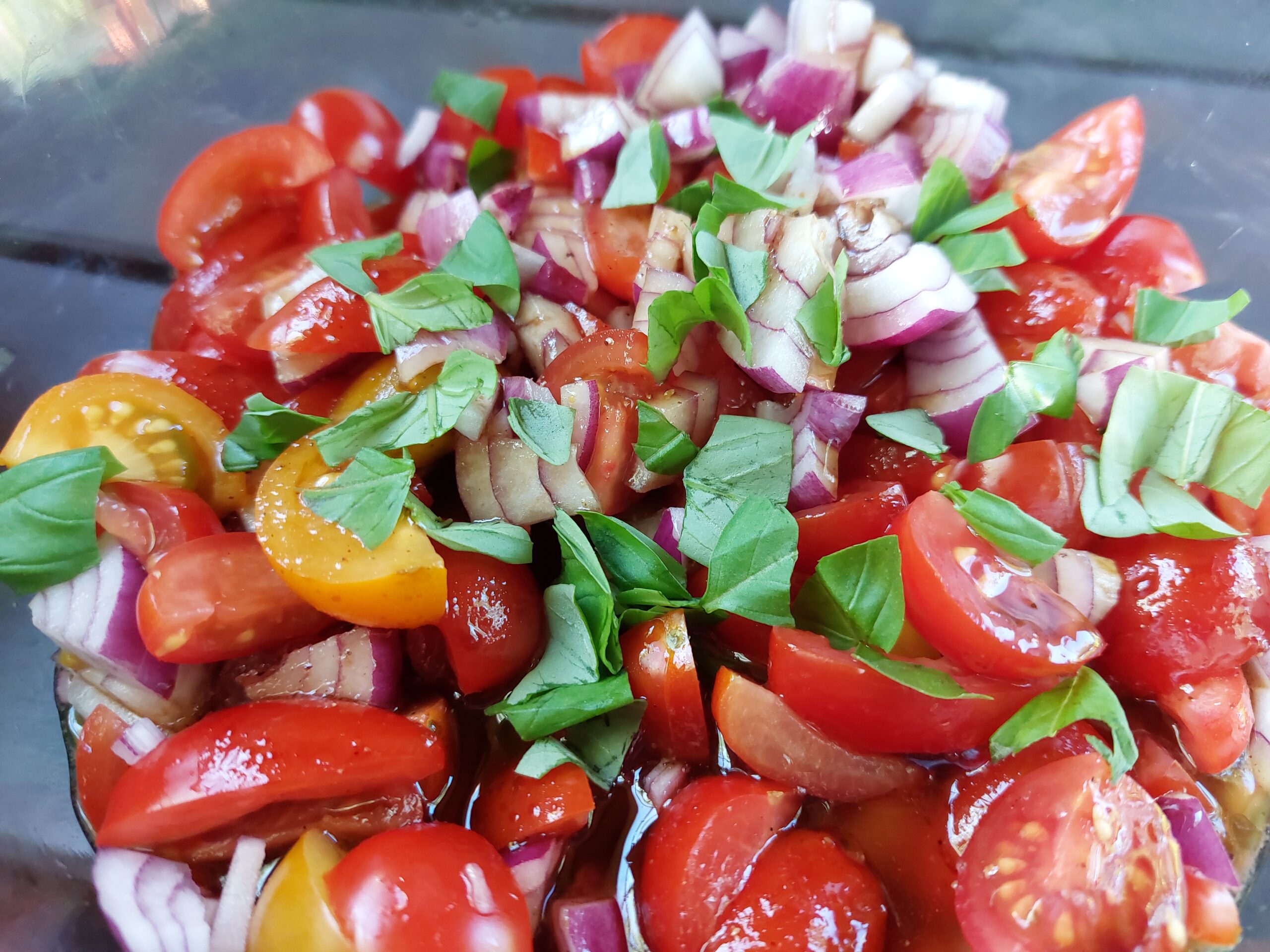 Tomaten Zwiebel Salat