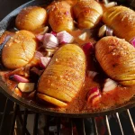 Faecherkartoffeln vom Keramikgrill