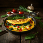 Omelette vom Keramikgrill