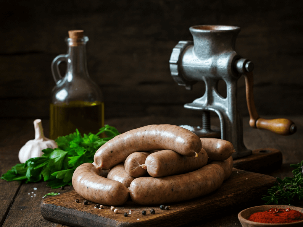 Hausgemachte Bratwurst